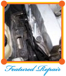 Our featured repair, an engine mount!